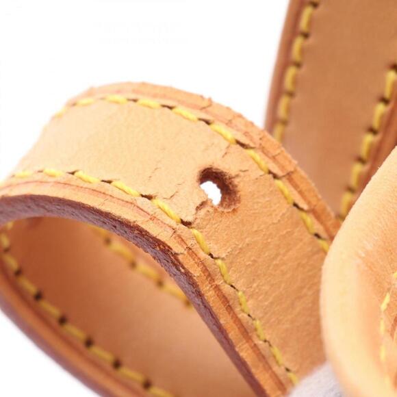 LOUIS VUITTON Brown Monogram Leather Pouch - Picture 9 of 11